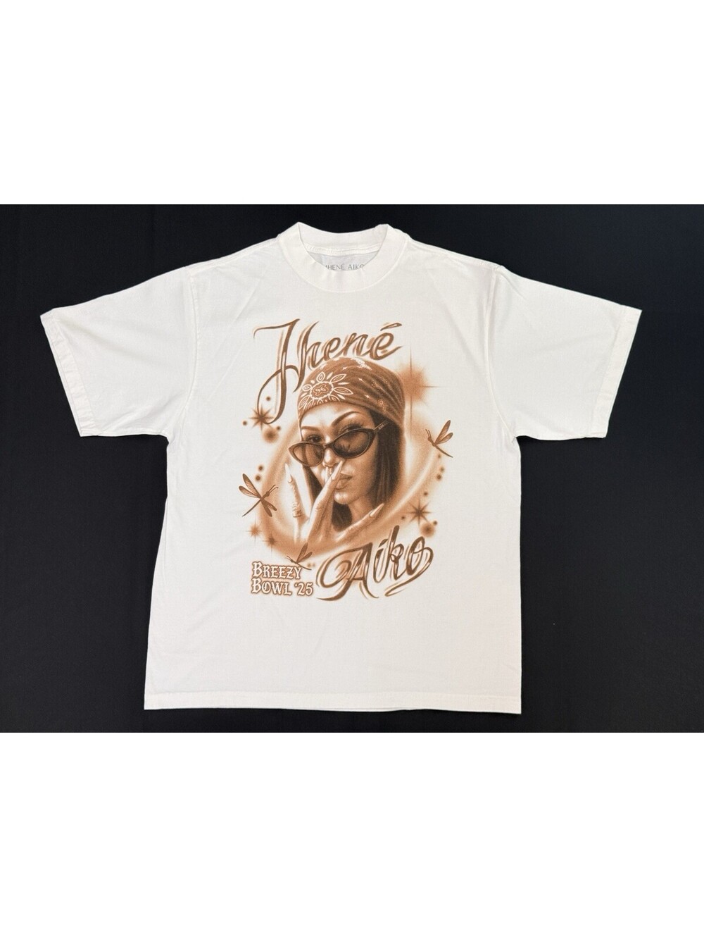 Jhene Aiko Licensed Breezy Bowl S Large Tour Graphic T-Shirt - New Oversize